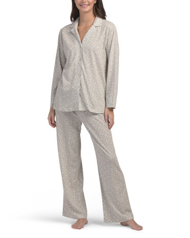 Gem Notch Pajama Set | TJ Maxx
