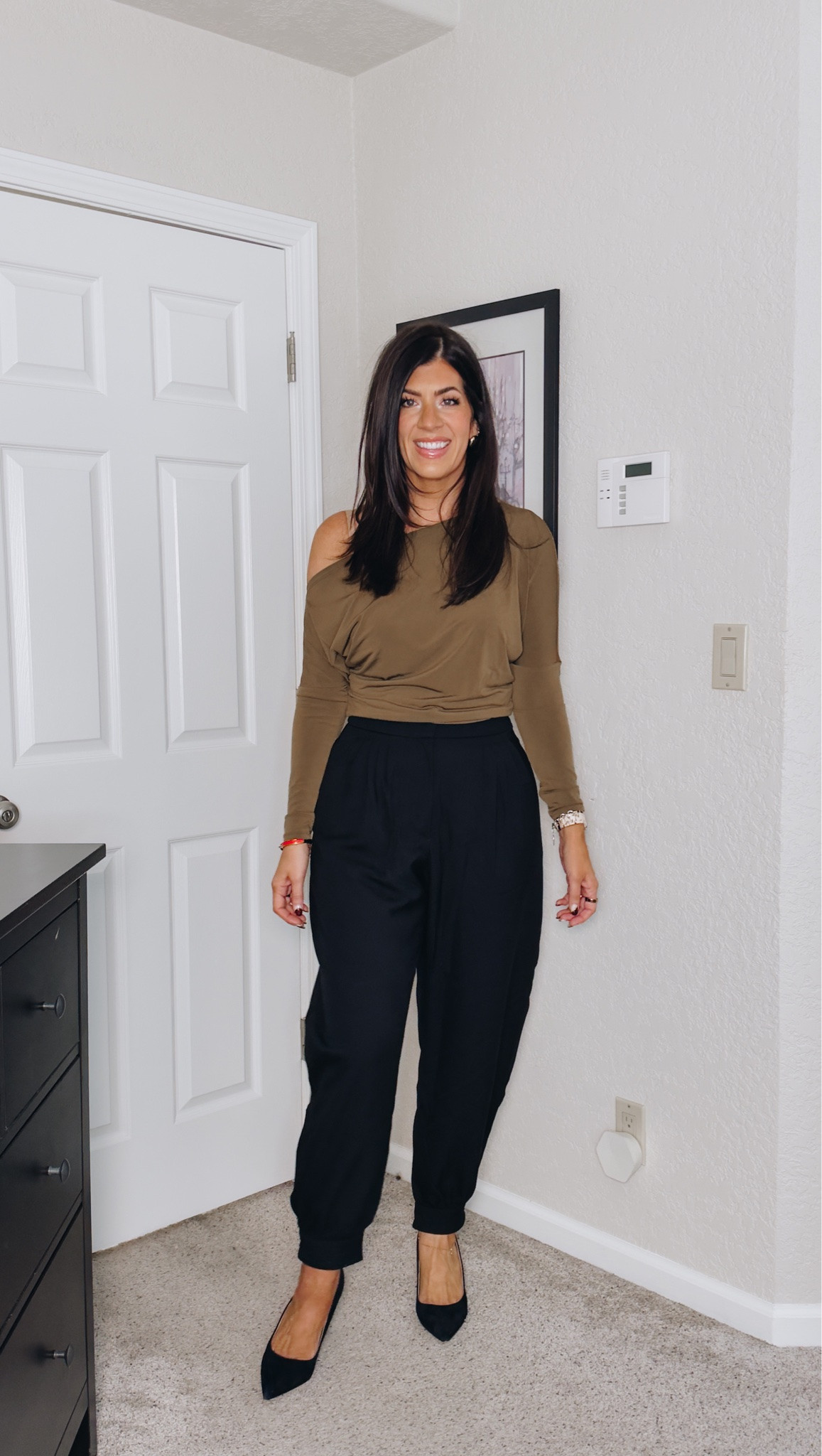 Old navy try on
Love this off the shoulder top! In a medium
In an 8 balloon trouser

#LTKMidsize #LTKTall #LTKWorkwear