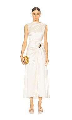 Acler Redman Maxi Dress in Pearl from Revolve.com | Revolve Clothing (Global)