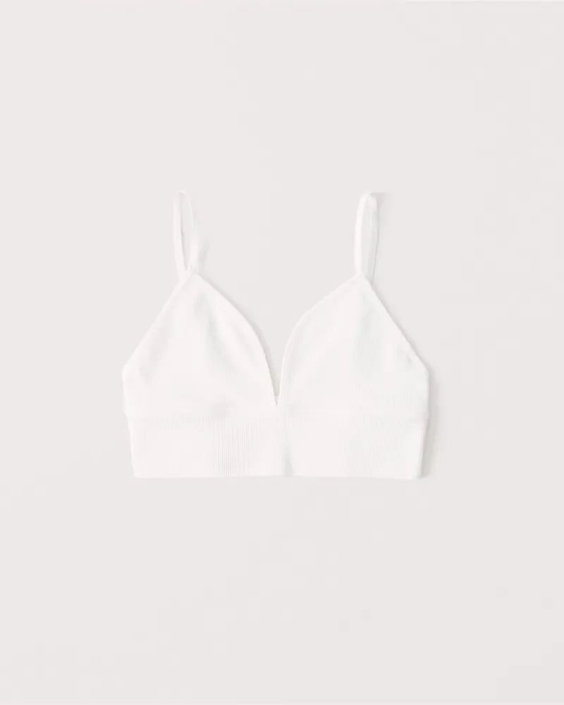 Seamless Triangle Bralette | Abercrombie & Fitch US & UK