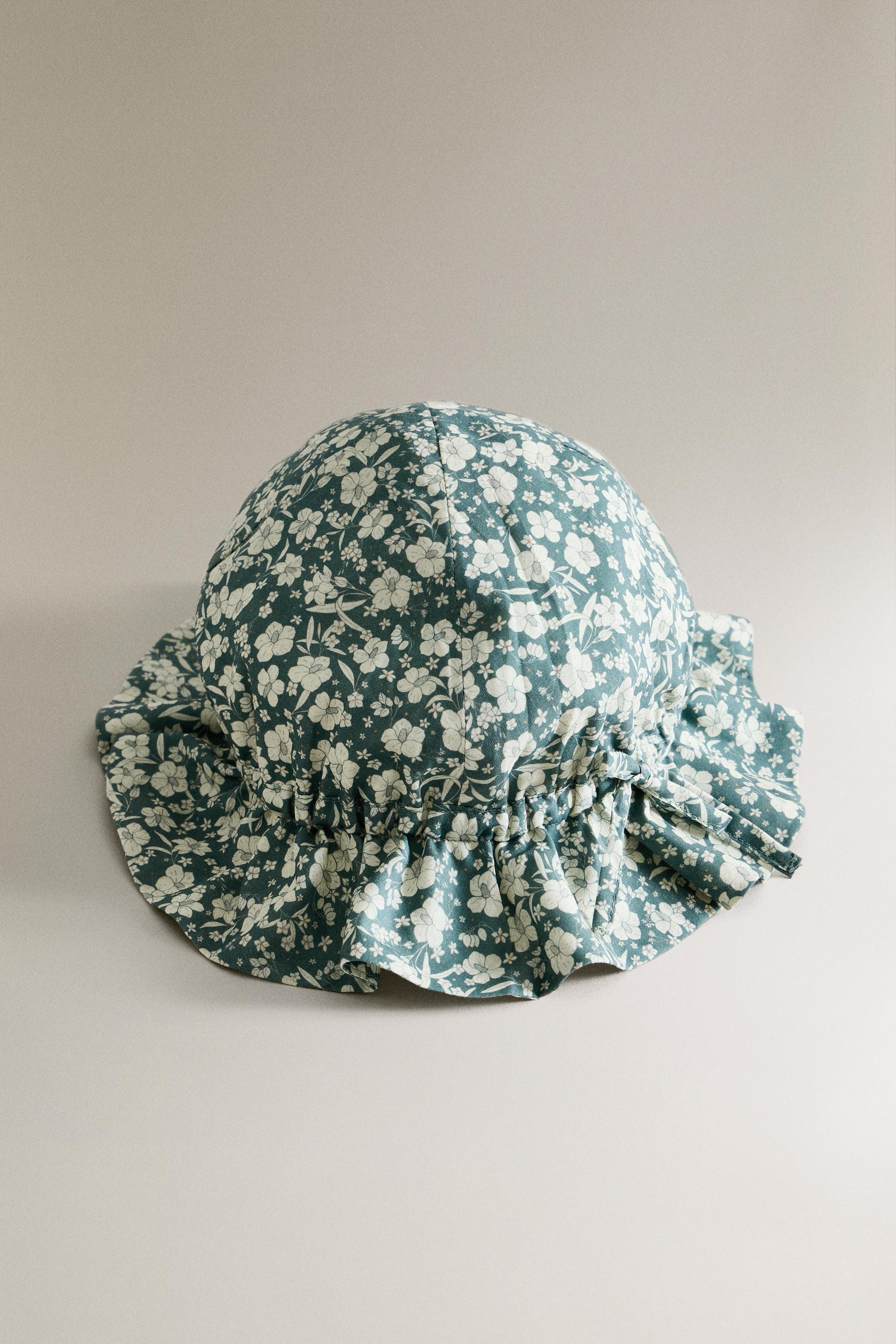 CHILDREN'S TROPICAL FLORAL BEACH HAT | Zara UK