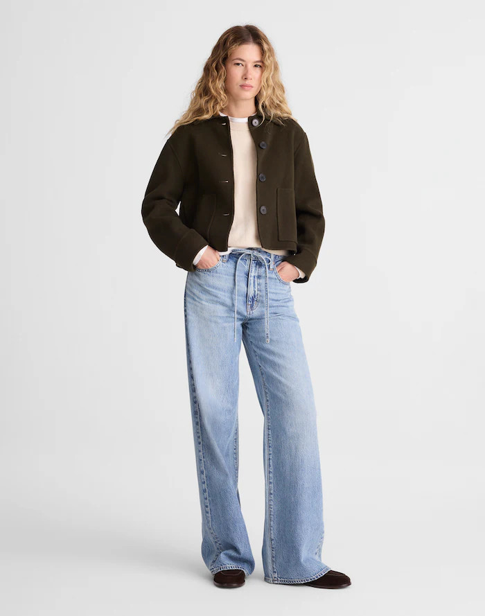 The Ultimate Wide-Leg Jean in Airy Denim | Madewell