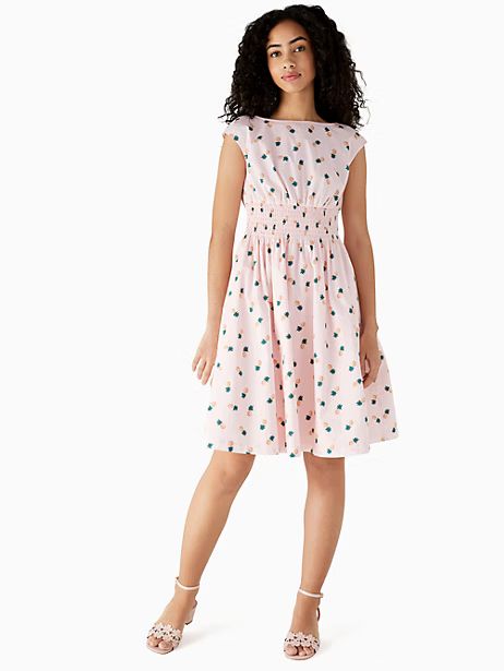 pineapple print blaire dress | Kate Spade Outlet