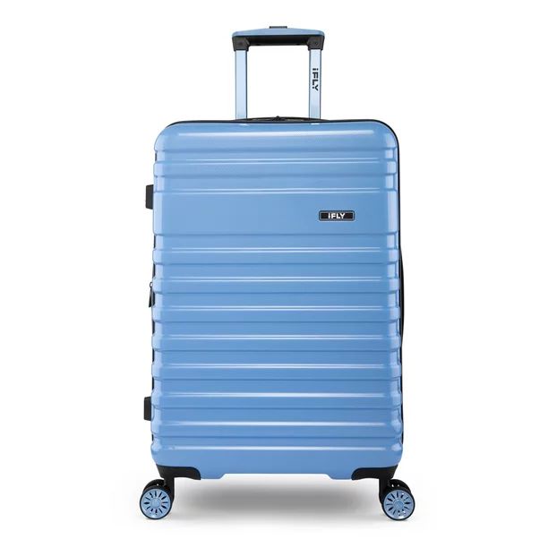 IFLY Hardside Spectre Versus Luggage 24" Checked Luggage, Blue/Navy | Walmart (US)