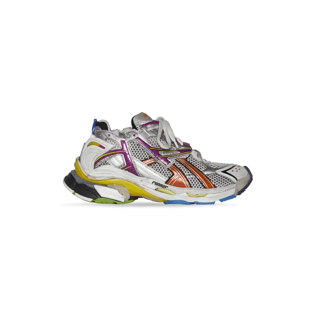 Runner Sneaker in multicolor mesh and nylon | Balenciaga