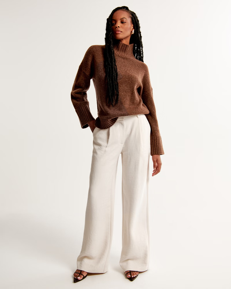 Tuckable Easy Turtleneck Sweater | Abercrombie & Fitch (US)