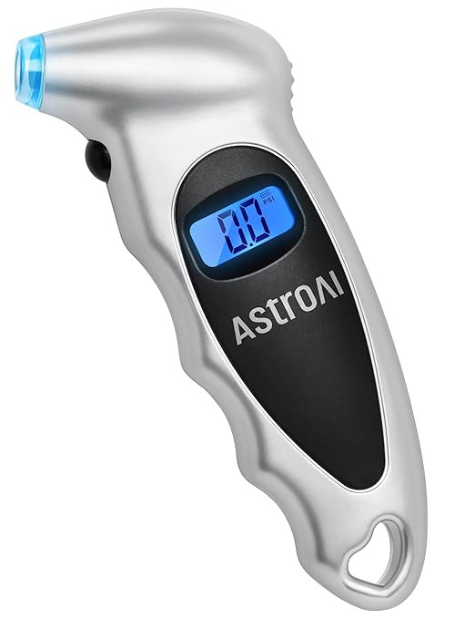 AstroAI Tire Pressure Gauge Digital 0-150PSI (Accurate in 0.1 Increments), 4 Settings Stocking St... | Amazon (US)