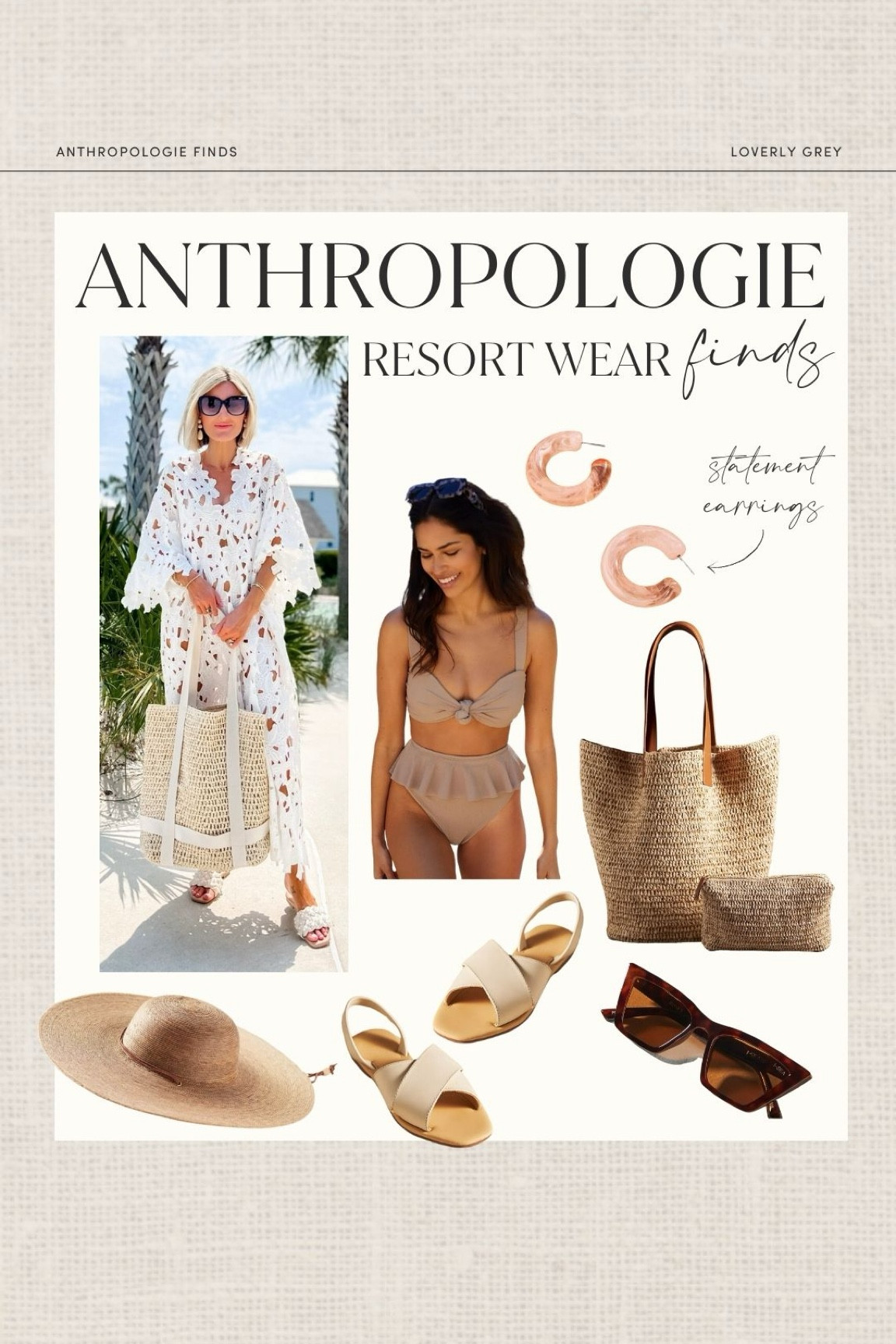 Loverly Grey resort wear finds. This cover up and ruffle detail bikini are perfect for your next beach getaway! 

#LTKtravel #LTKSeasonal #LTKstyletip