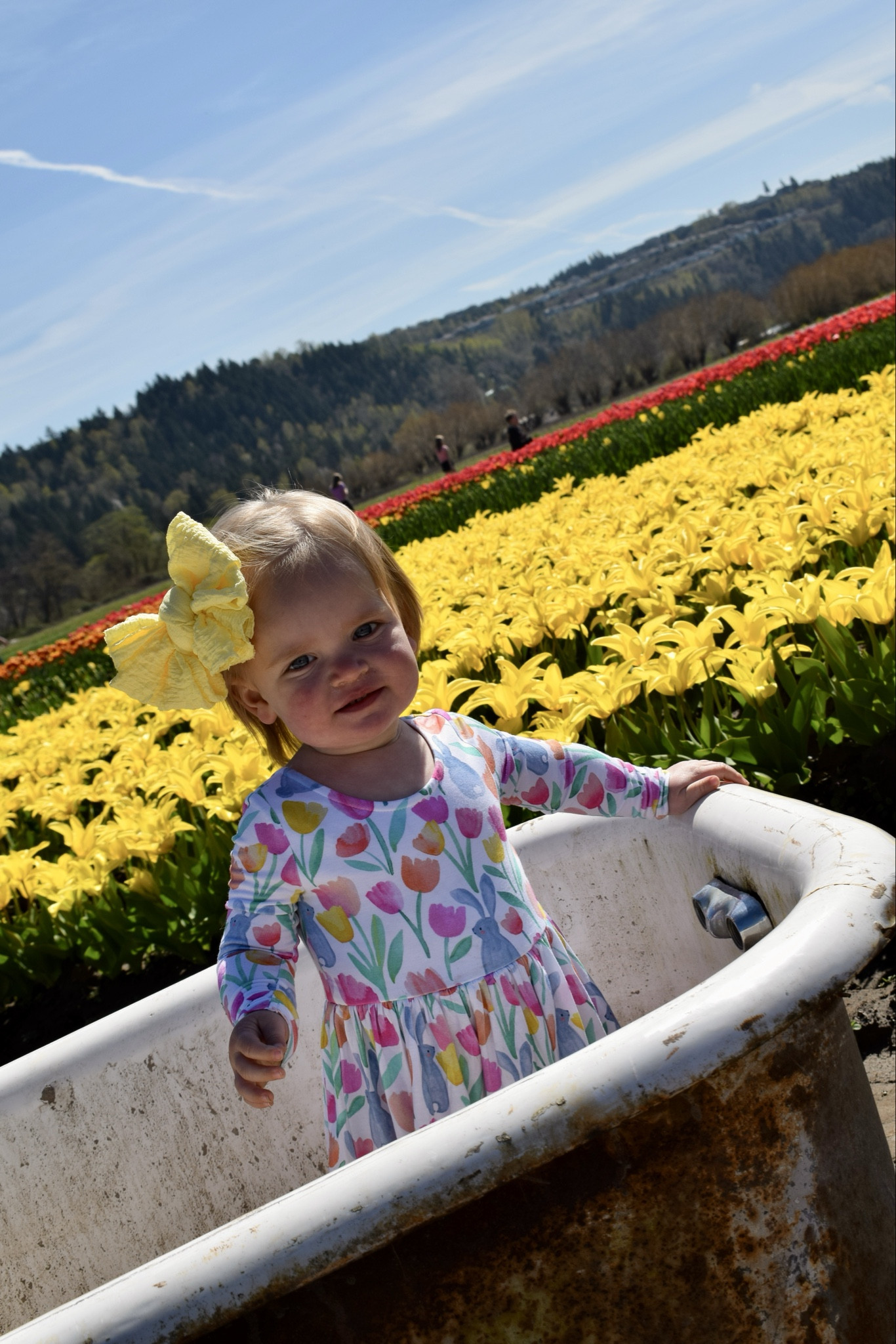 Toddler girl spring time dress for the tulip fields 

Bow is tyed n knots code: MADDIE to save 

#LTKSeasonal #LTKBaby #LTKKids