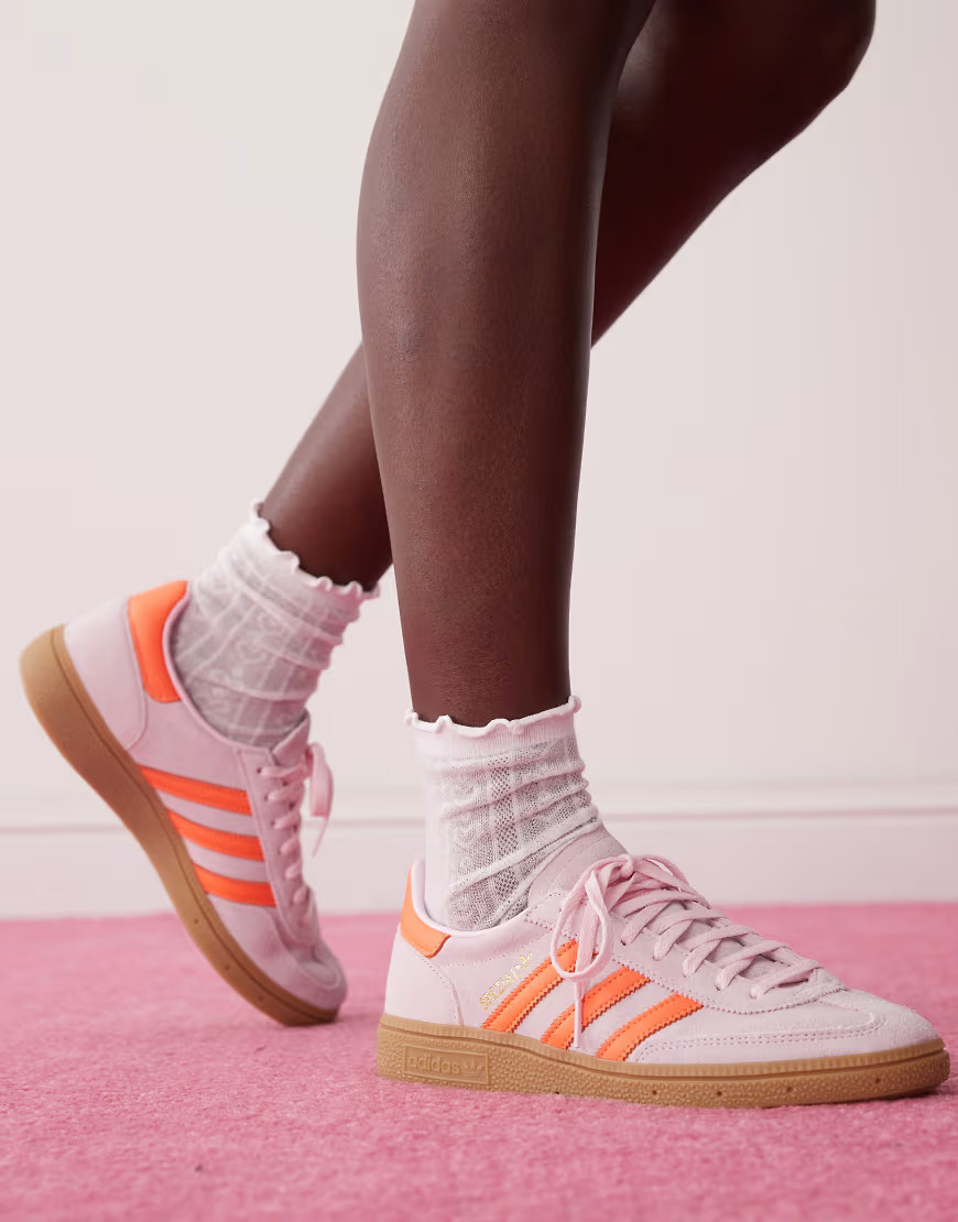adidas Originals Handball Spezial trainers in pink and orange-Red | ASOS (Global)