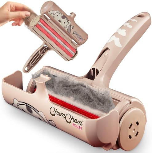 ChomChom Roller Pet Hair Remover – Original Size Reusable Lint Roller for Cat & Dog Hair on Fur... | Amazon (US)