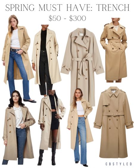 Spring must have: trench coat! Sharing some of my favorite trench coats for spring that are $50-$300! 

#LTKSeasonal #LTKstyletip
