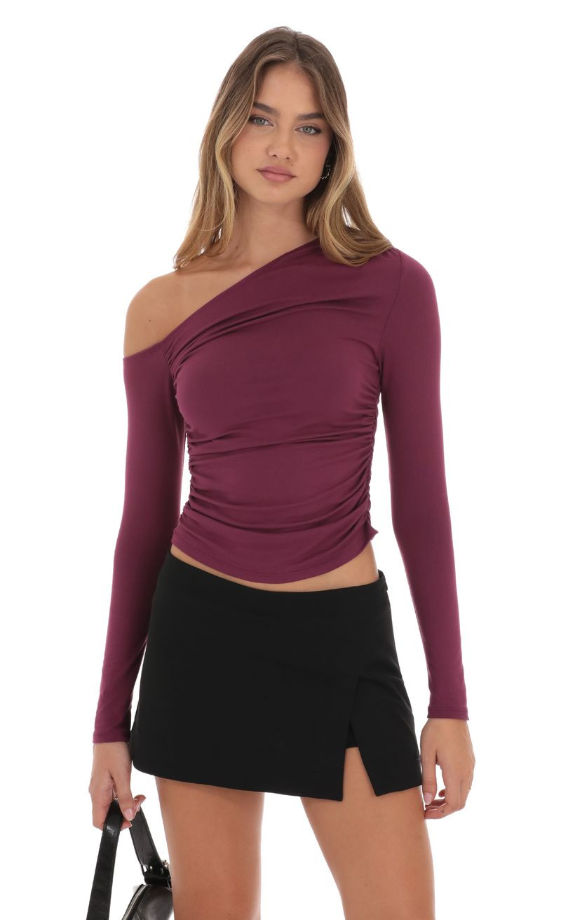 Side Slit Mini Skort in Black | Lucy in the Sky