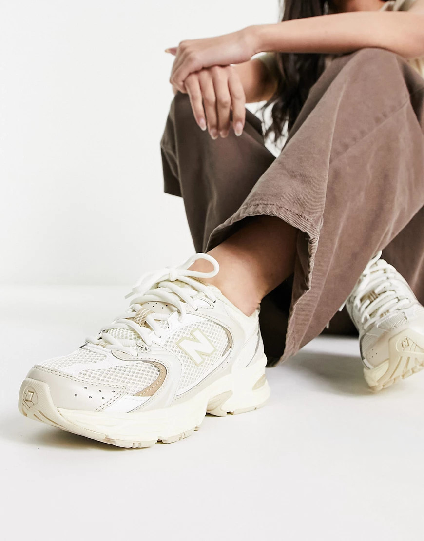 New Balance 530 trainers in oatmeal-White | ASOS (Global)