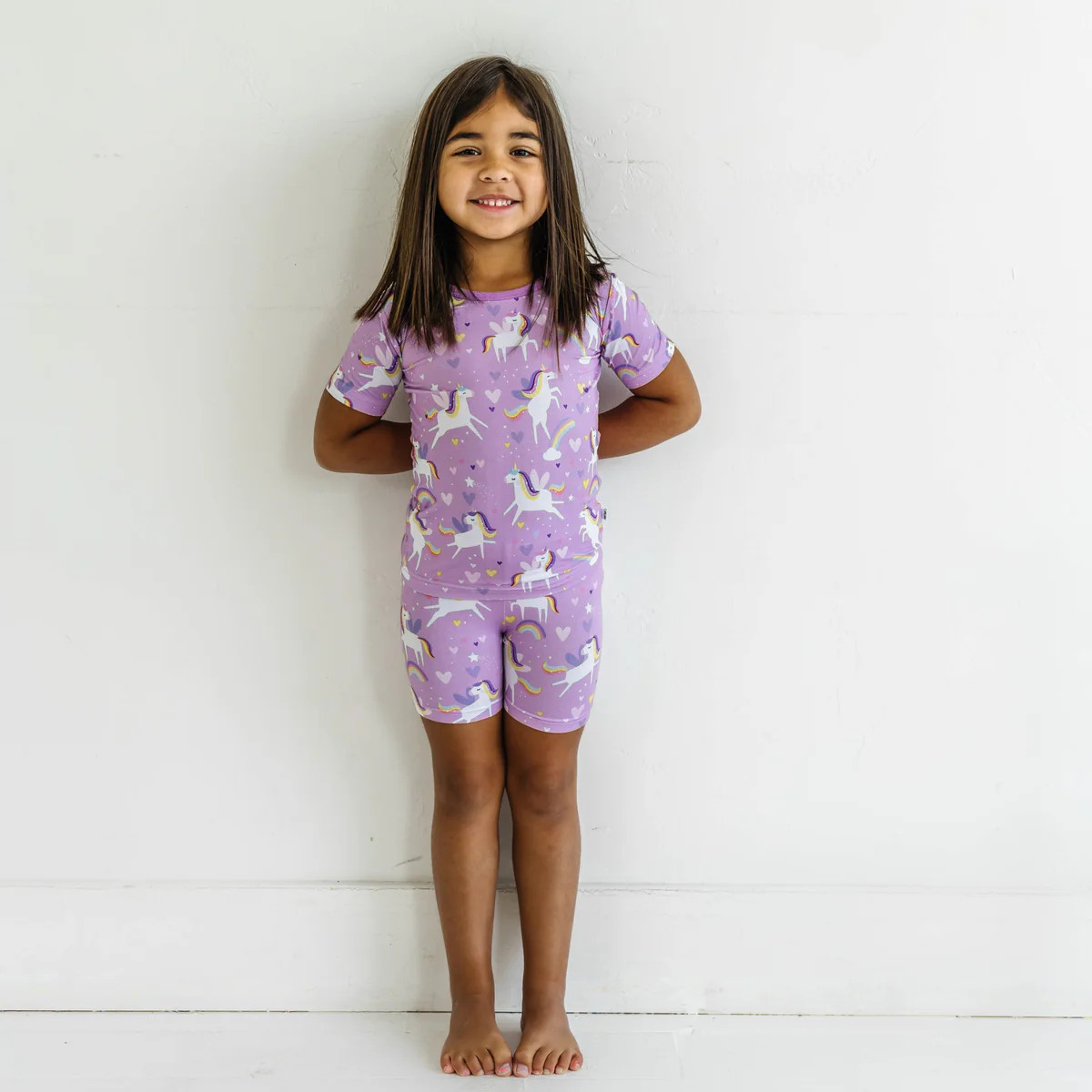 Two-Piece Short Sleeve & Shorts Pajama Set | Little Sleepies