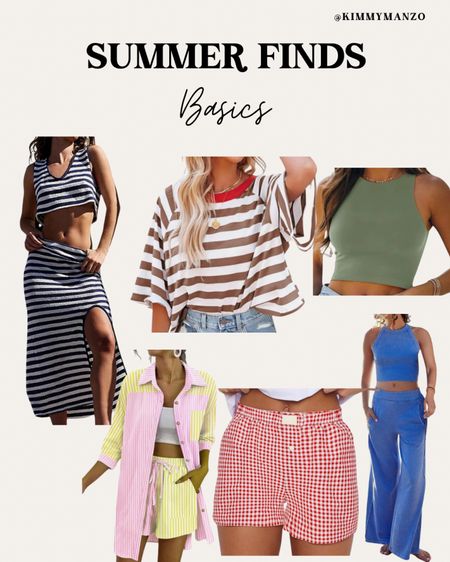 The basics that you need this summer! Can never go wrong with a color block set, stripes, boxer shorts, or a cute lounge set! 

Free People inspired
FP style
Boxers
Summer outfit 
Spring intimates 
Spring outfit 
Travel outfit 

#LTKSeasonal #LTKfindsunder100 #LTKstyletip