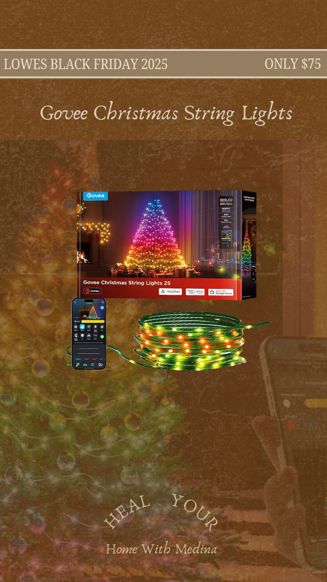 Save $65 on holiday tree lights by Govee!  

 #LTKHoliday #LTKSeasonal #LTKSaleAlert