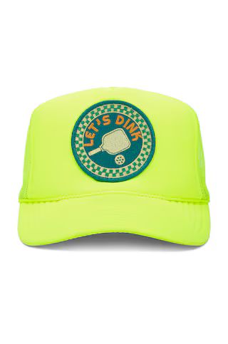 Friday Feelin Let's Dink Hat in Lime from Revolve.com | Revolve Clothing (Global)