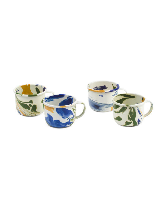 4pk Marbled Mugs | Kitchen & Dining Room | Marshalls | Marshalls