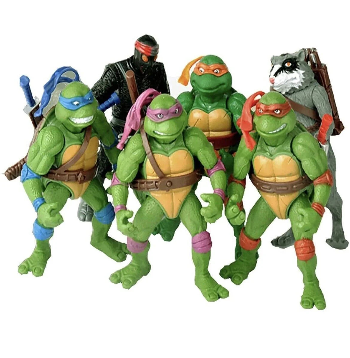 Ninja Turtles Toys | 6 PCS Teenage Mutant Ninja Turtles | TMNT New Action Figures Toys Collection... | Walmart (US)