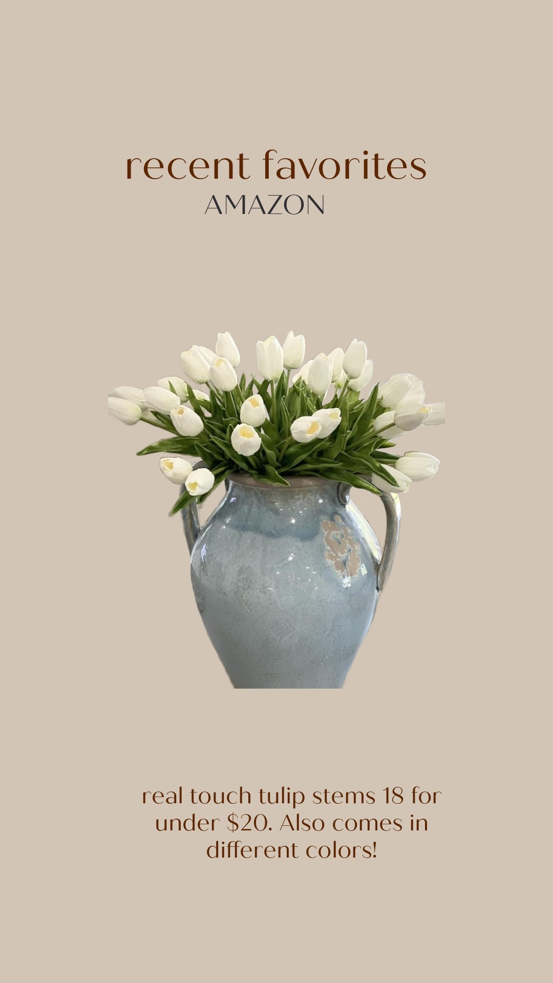 Real touch tulips for $17

#LTKSpringSale #LTKHome