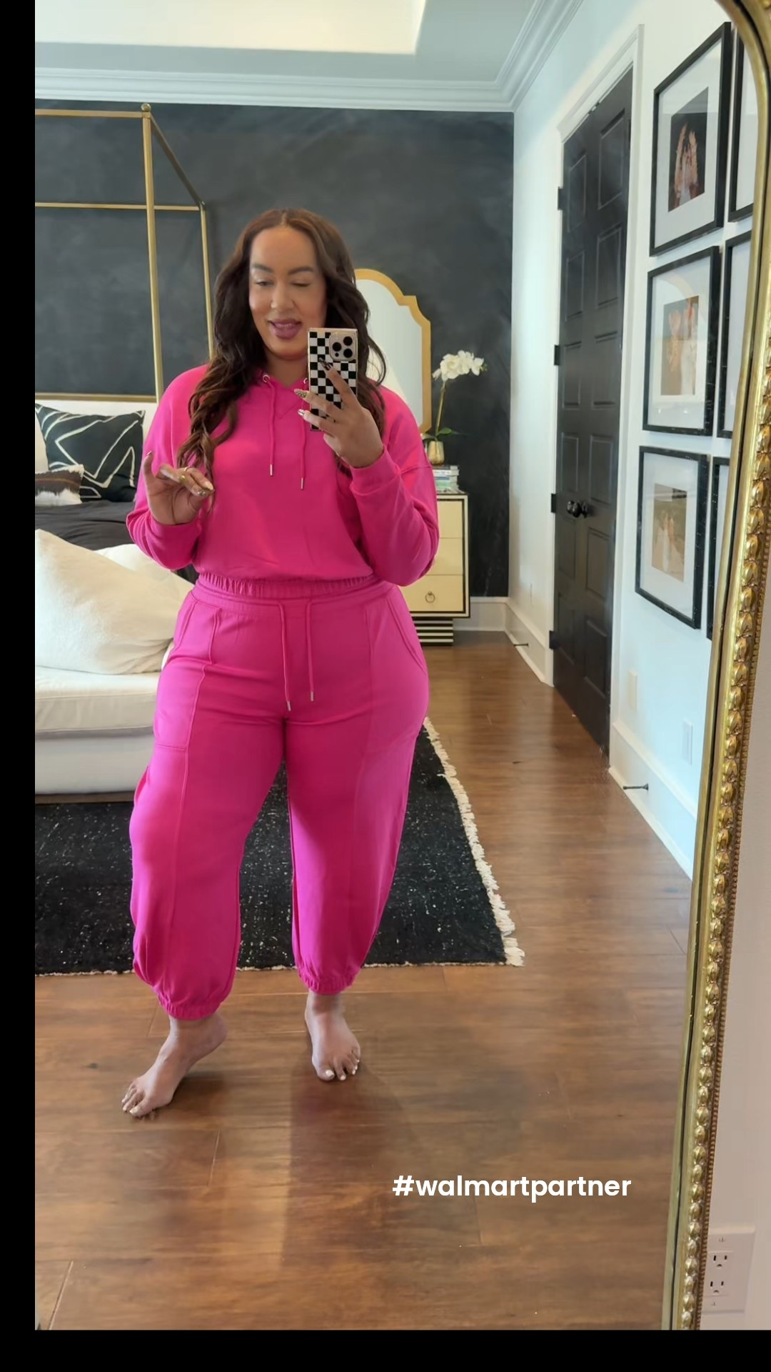 #walmartpartner Loving this pink set from @walmart @walmartstyle wearing a xl in top and bottom 

#LTKdayinmylife #LTKMidsize #LTKmomlife