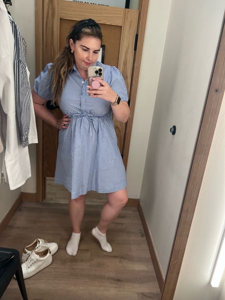 Jcrew factory try on

So many pretty fall transition and midsize outfits

Blue and white dress, work outfit, business casual outfit, shirt dress

Dress - 10 

#LTKsalealert #LTKworkwear #LTKstyletip