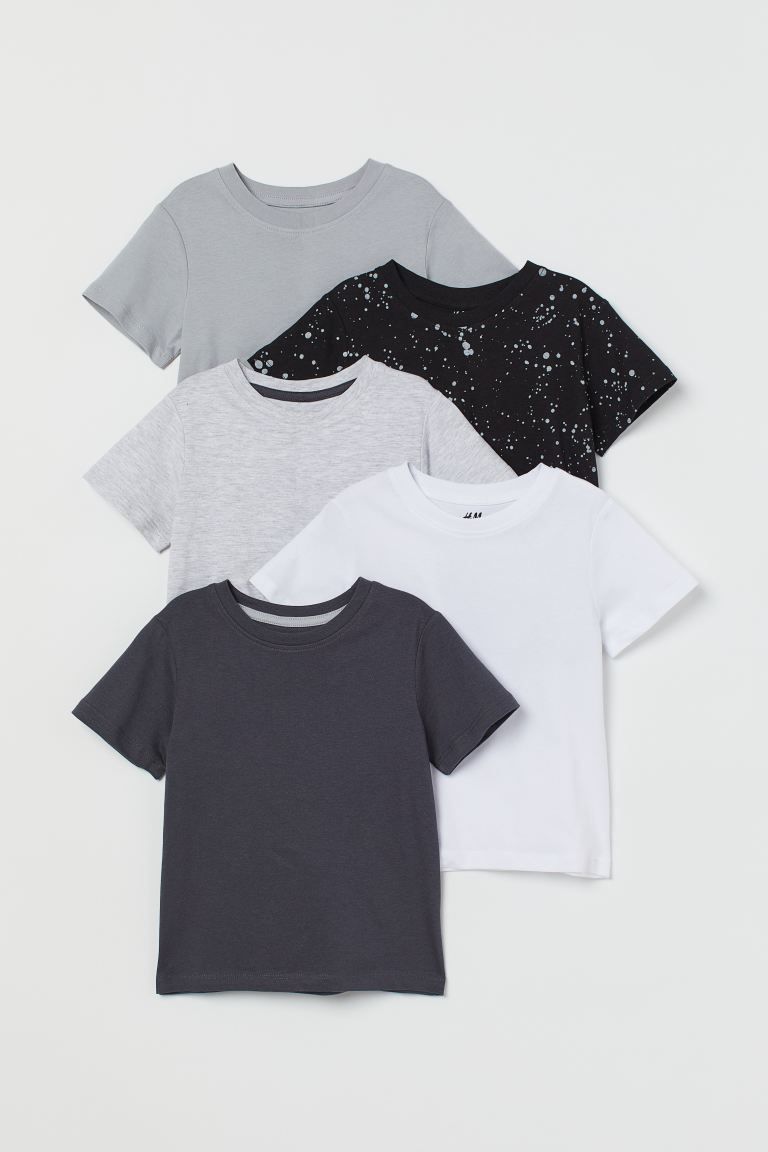 5-pack Cotton T-shirts | H&M (US)