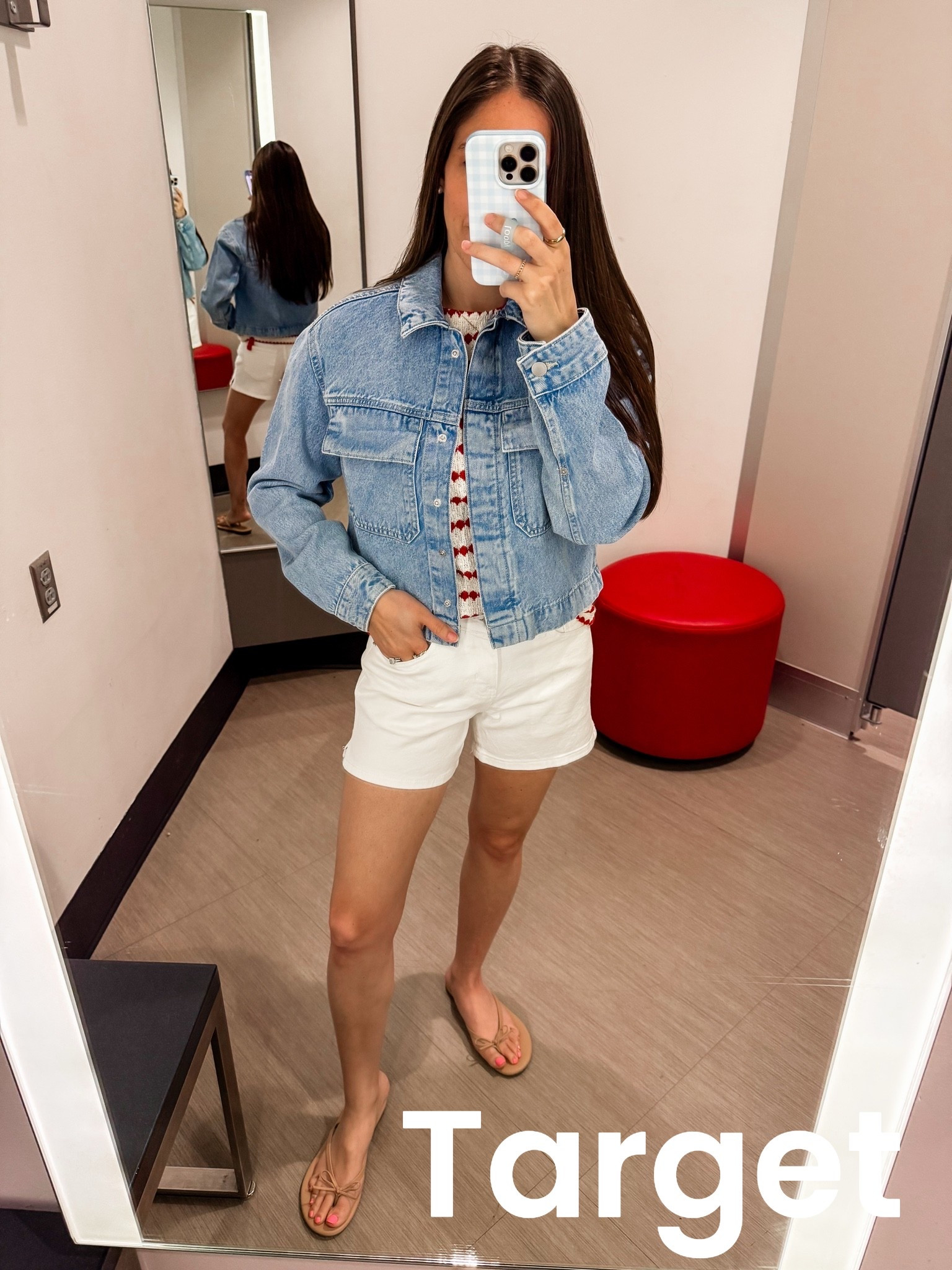 @Target denim jacket! Perfect for spring

#LTKootd #LTKgrwm #LTKmomlife