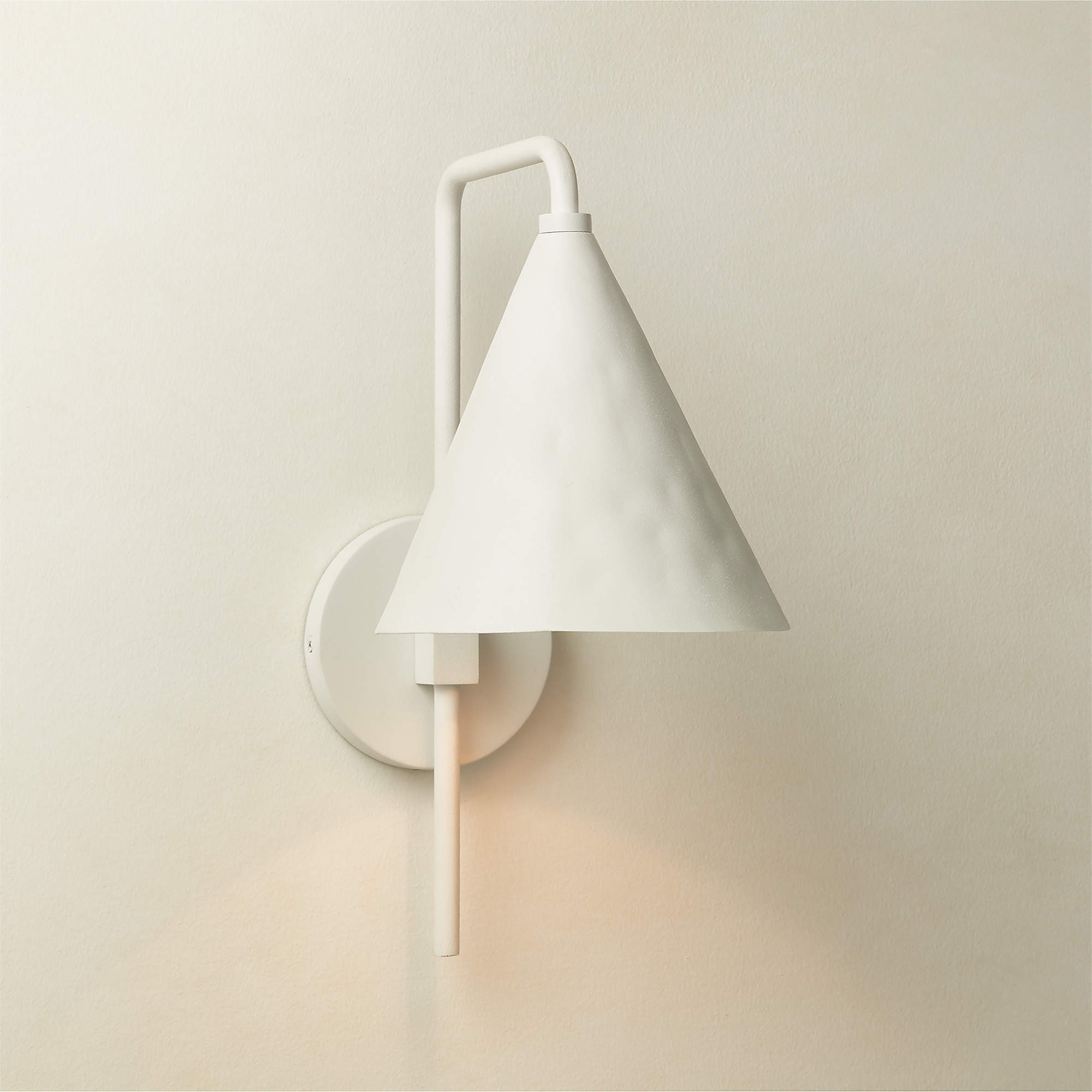 Lani White Wall Sconce + Reviews | CB2 | CB2