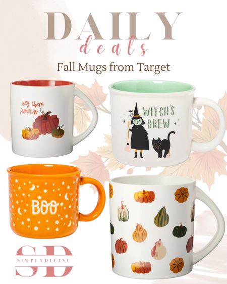 I love mugs, and these fall ones from Target are ADORABLE! Absolutely obsessed. 😍☕️

| fall | kitchen | decor | kitchenware | Target | aesthetic | fall aesthetic |

#LTKhome #LTKunder50 #LTKSeasonal
