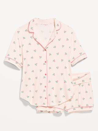 Maternity Classic Pajama Short Set | Old Navy (US)