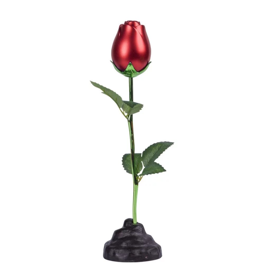 Movsou Metal Rose Flower Tabletop Ornament with Base- Great Gifts Idea Rose for Valentine's Day, ... | Walmart (US)