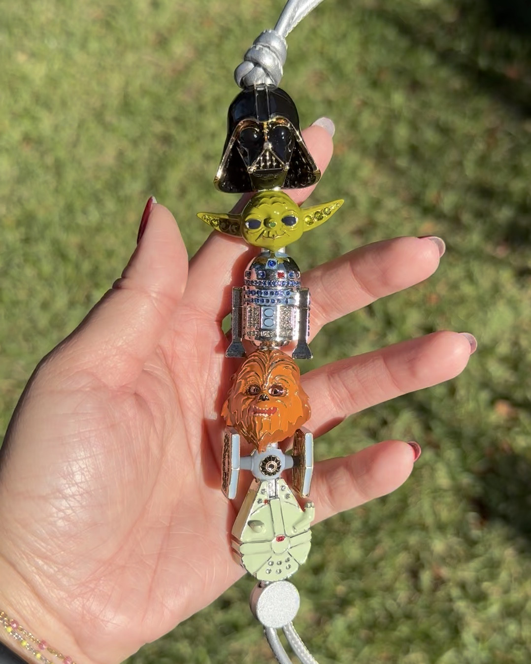 Got this as a surprise from Bauble Bar and I’m lowkey obsessed?! It’s a bag charm from their new Friends Forever series perfect for maximalists who like personalizing their accessories. This is obviously the Star Wars one, but they have other design series too.

Look at how detailed and pretty the enamel charms are!

#LTKHoliday #LTKGiftGuide #LTKFindsUnder100