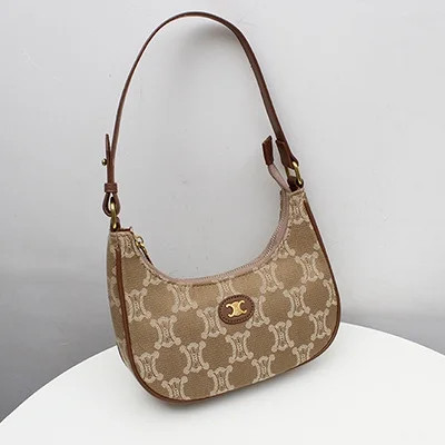 Denim high-end armpit retro crescent bag CELINE crossbody bag Triumphal small Tote purse - Walmar... | Walmart (US)