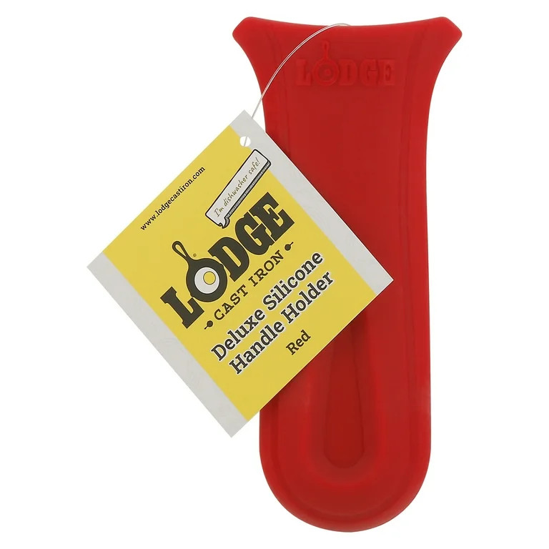 Lodge Deluxe Silicone Hot Handle Holder, Red | Walmart (US)