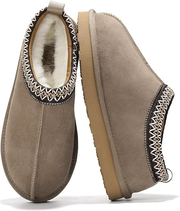 Project Cloud Slippers for Women Genuine Australian Sheepskin & Real Shearling Fur Women's Slippe... | Amazon (US)