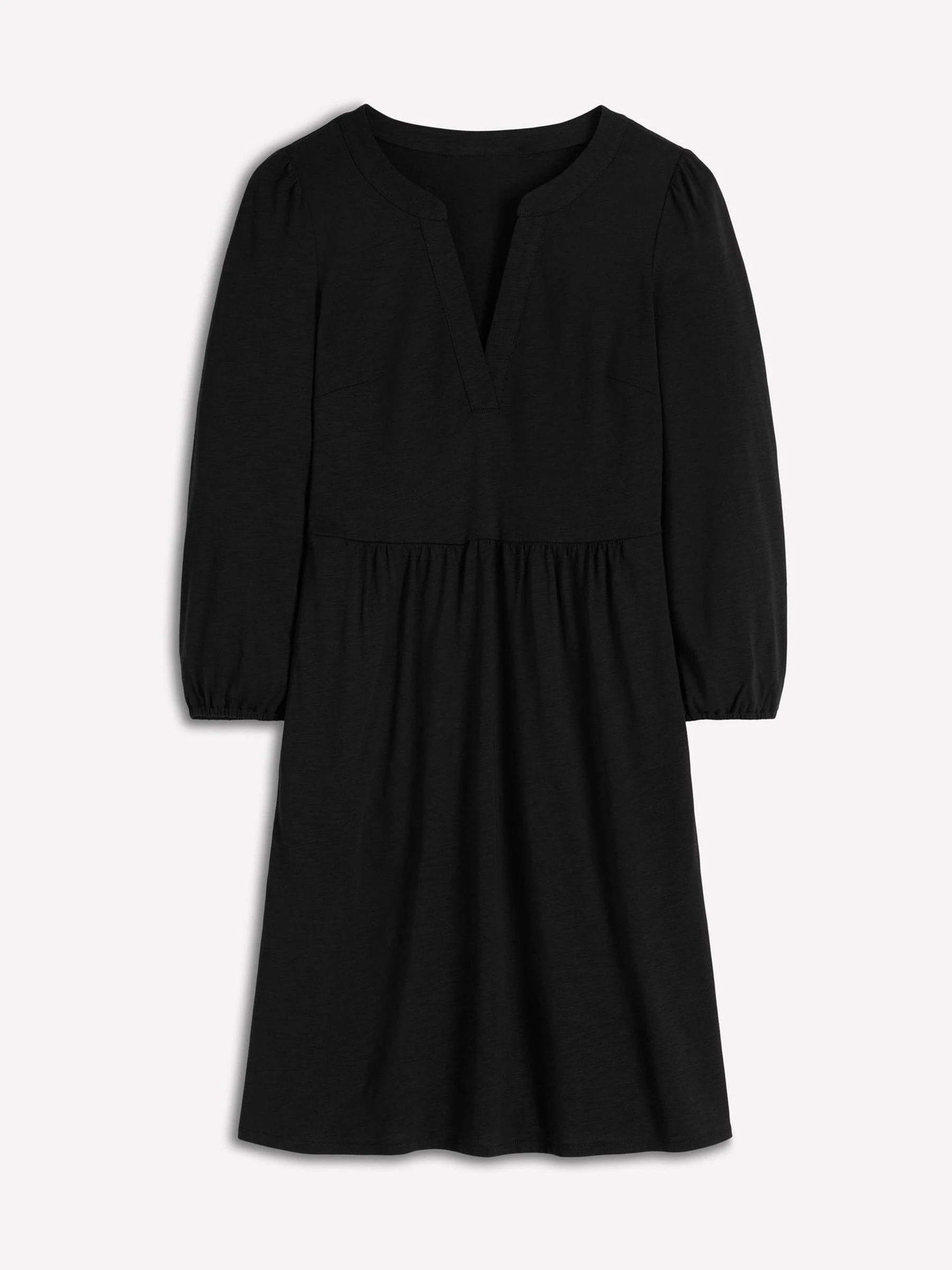 Boden Boden Black Cathy Notch Neck Jersey Dress | Next US