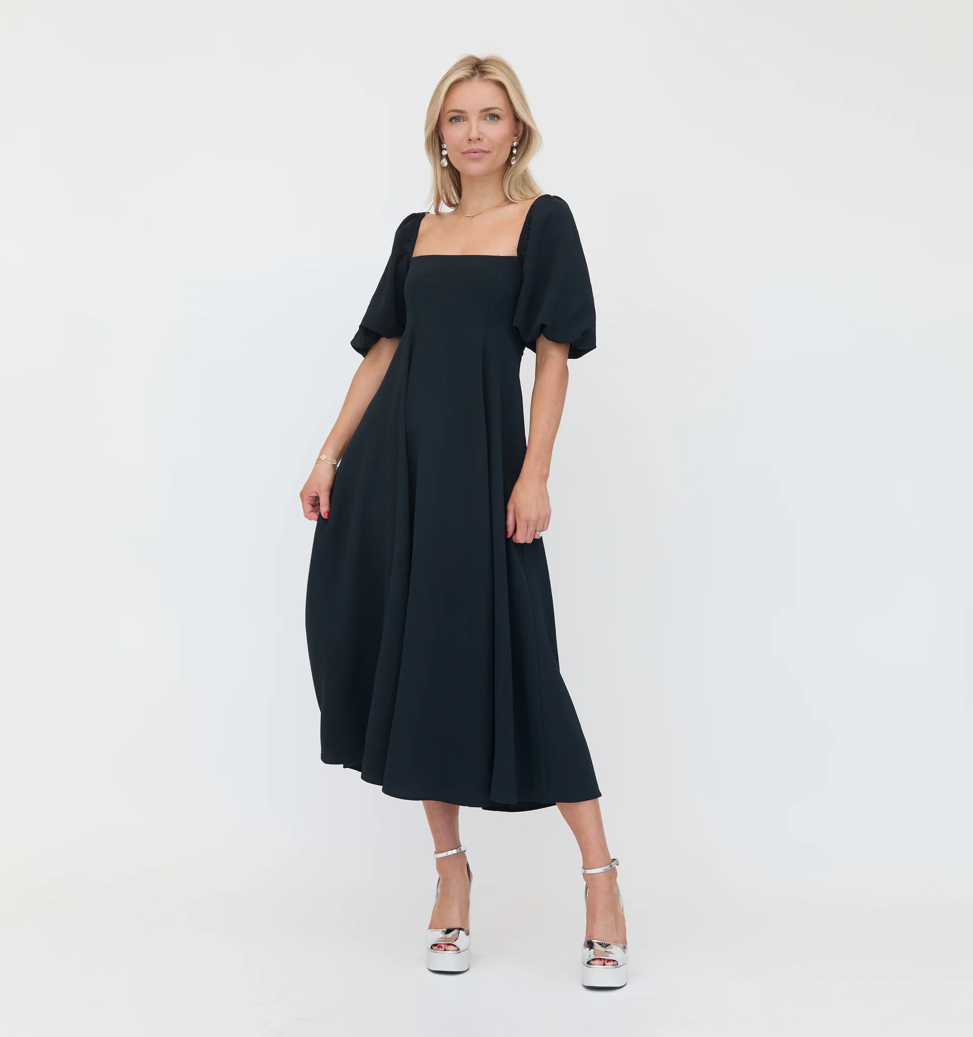 The Matilda Dress - Moody Bird Brocade | Hill House Home US