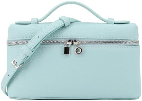 Crossbody Bag for Women Top-Handle Pouch Mini Bag Designer Shoulder Leather Handbag Trendy Purse | Amazon (US)