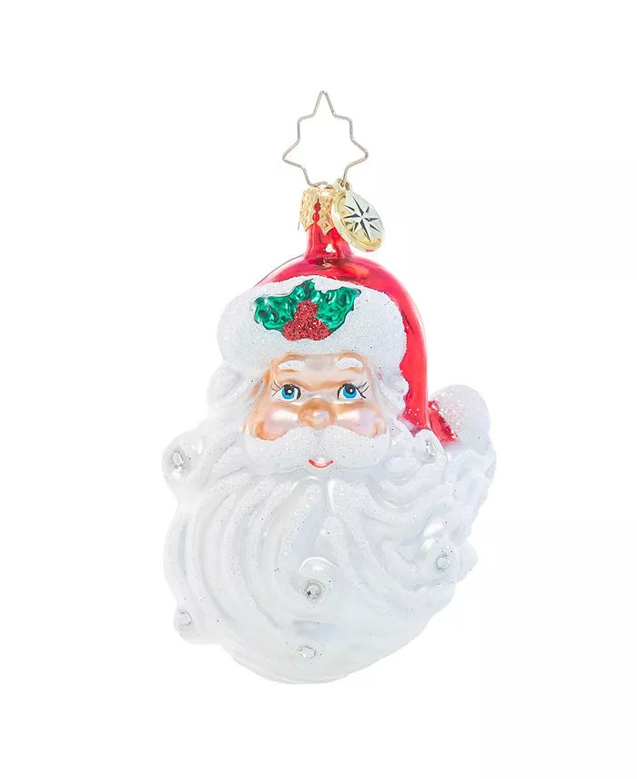 Christopher Radko Jolly with a Dash of Holly Gem Glass Ornaments - Macy's | Macy's