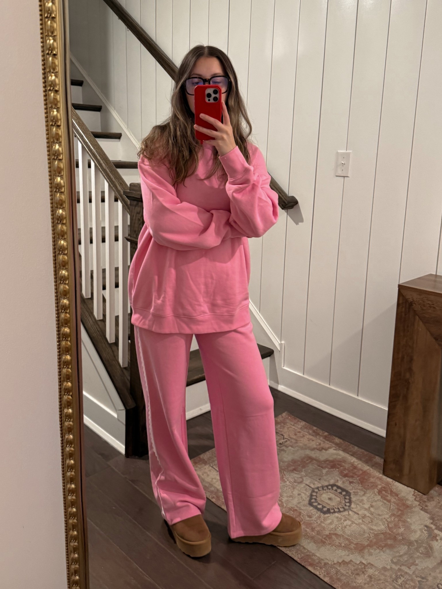 Wearing large top & medium bottoms! 