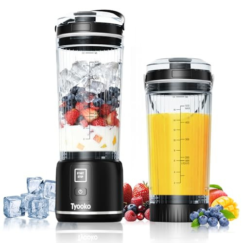 Portable Blender for Smoothies and Shakes, 18oz Rechargeable Electric Personal Juicer Cup with Dual Mode, 6 Sharp Blade Drink Mixer Bottle with Leakproof-Lid & Sip Spout for Kitchen/Travel/Gym | Amazon (US)