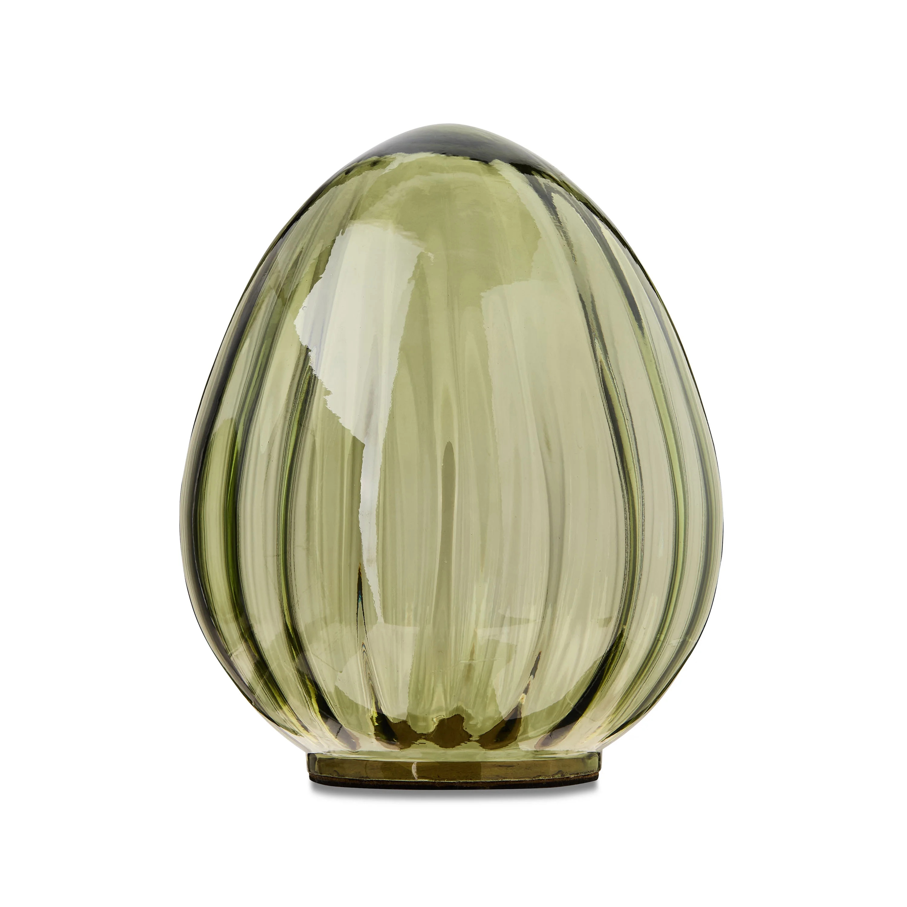 Easter Green Glass Egg Tabletop Decor, 7.25 in, by Way To Celebrate - Walmart.com | Walmart (US)
