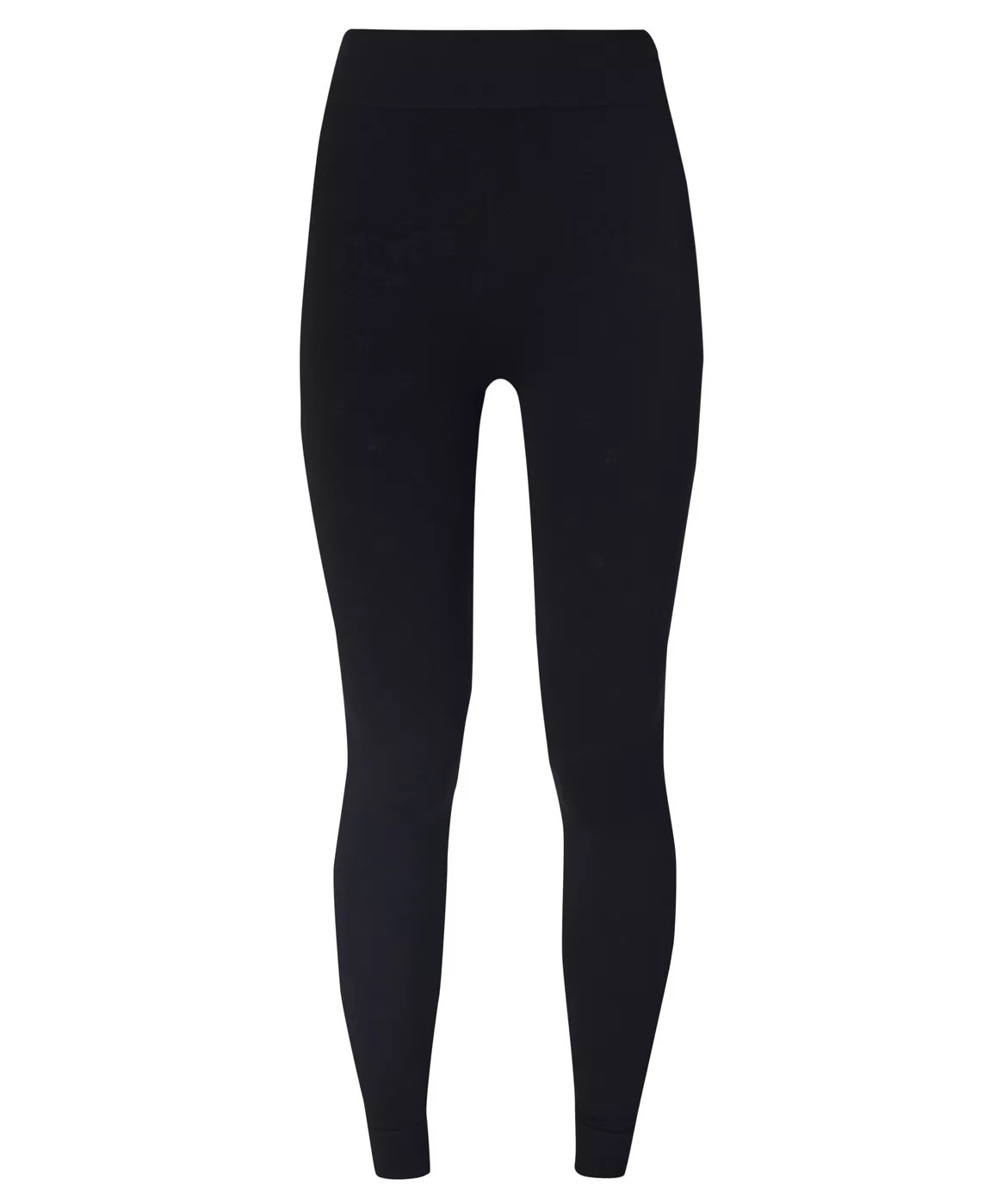Modal Dot Jacquard Base Layer Leggings  - Black | Sweaty Betty UK