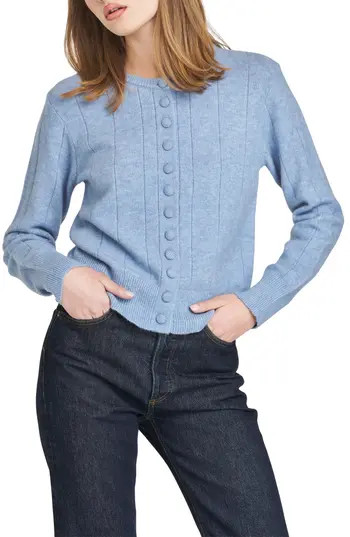 WAYF Cassie Cardigan in Sky Blue at Nordstrom Rack, Size Small | Nordstrom Rack