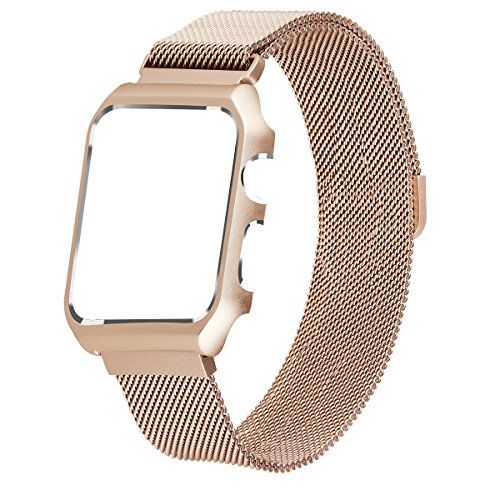 Apple Watch Band Milanese Loop,LikeItY Stainless Steel Magnetic Band with Metal Case for Apple Watch | Amazon (US)