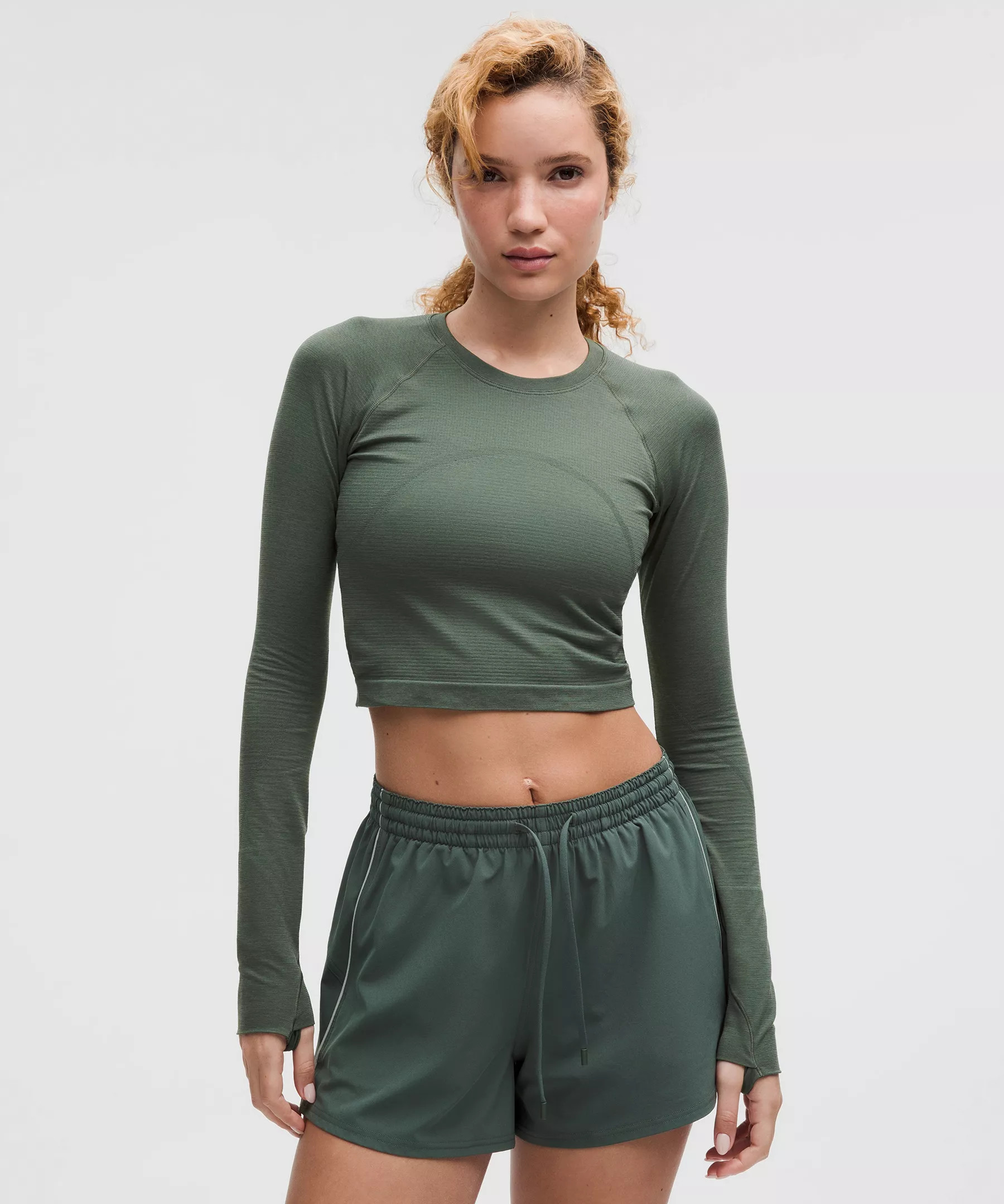 Swiftly Tech Cropped Long-Sleeve Shirt 2.0 | Lululemon (US)