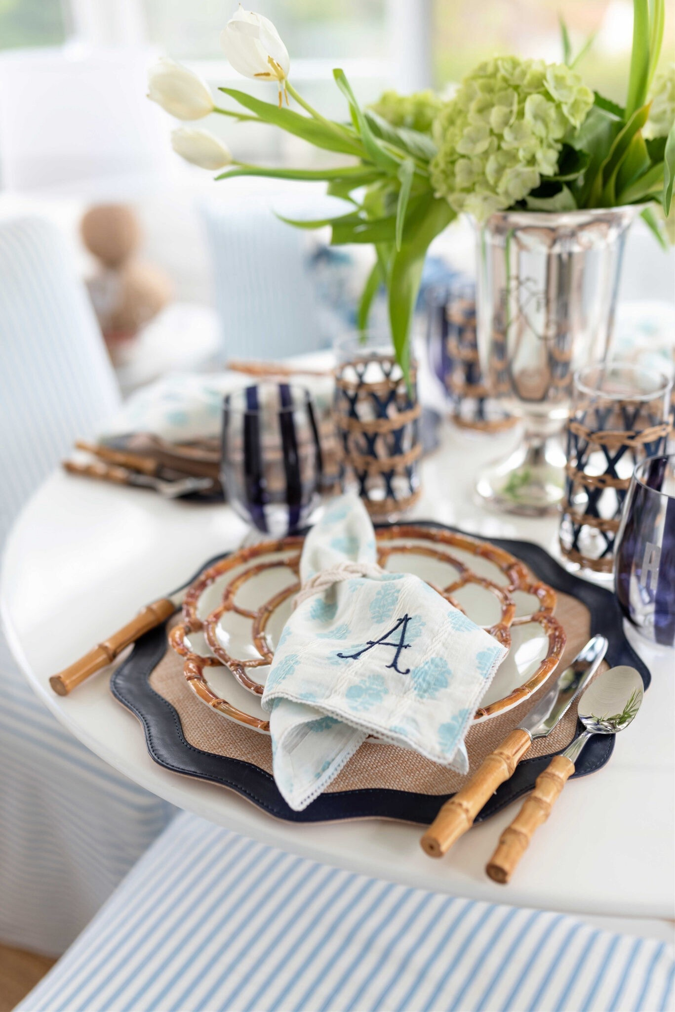 The summer table 💙⚓️🌊 

#LTKHome #LTKSeasonal