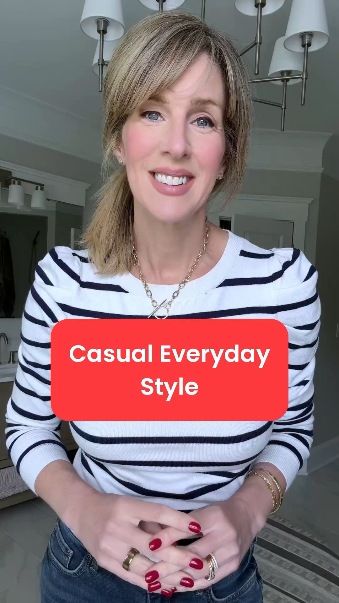 Even when I’m working from home, I still want to look put together but also feel comfy.  

My top is available in several colors and is buttery soft.  Wearing a size small for a more fitted look.   

My jeans are from a brand I return to often.  They cut for mature women and I never feel like I’m having to stuff myself in them.  I wear my usual size, 6. 

Ballet flats are a tried a true pair that go with so many things in my closet.   

And this jacket is the prefect weight for early spring.   Comes in several colors.  It’s a men’s jacket and I’m wearing a size small for a slightly oversized, relax fit.  

#LTKWorkwear #LTKootd #LTKOver40